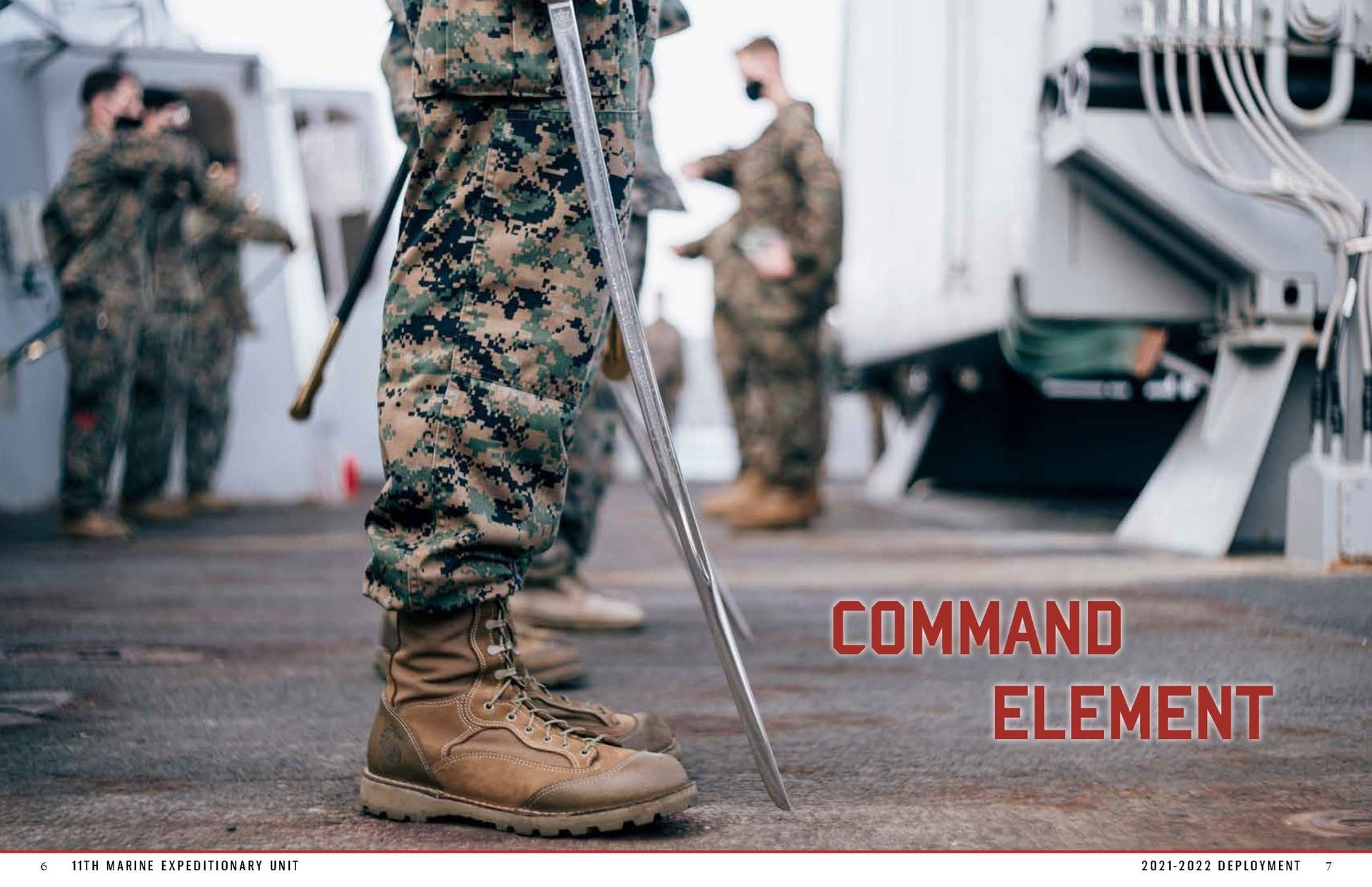 11th Marine Expeditionary Unit (11th MEU) 2021 - 2022 Deployment Cruisebook - Bluewater Publishing