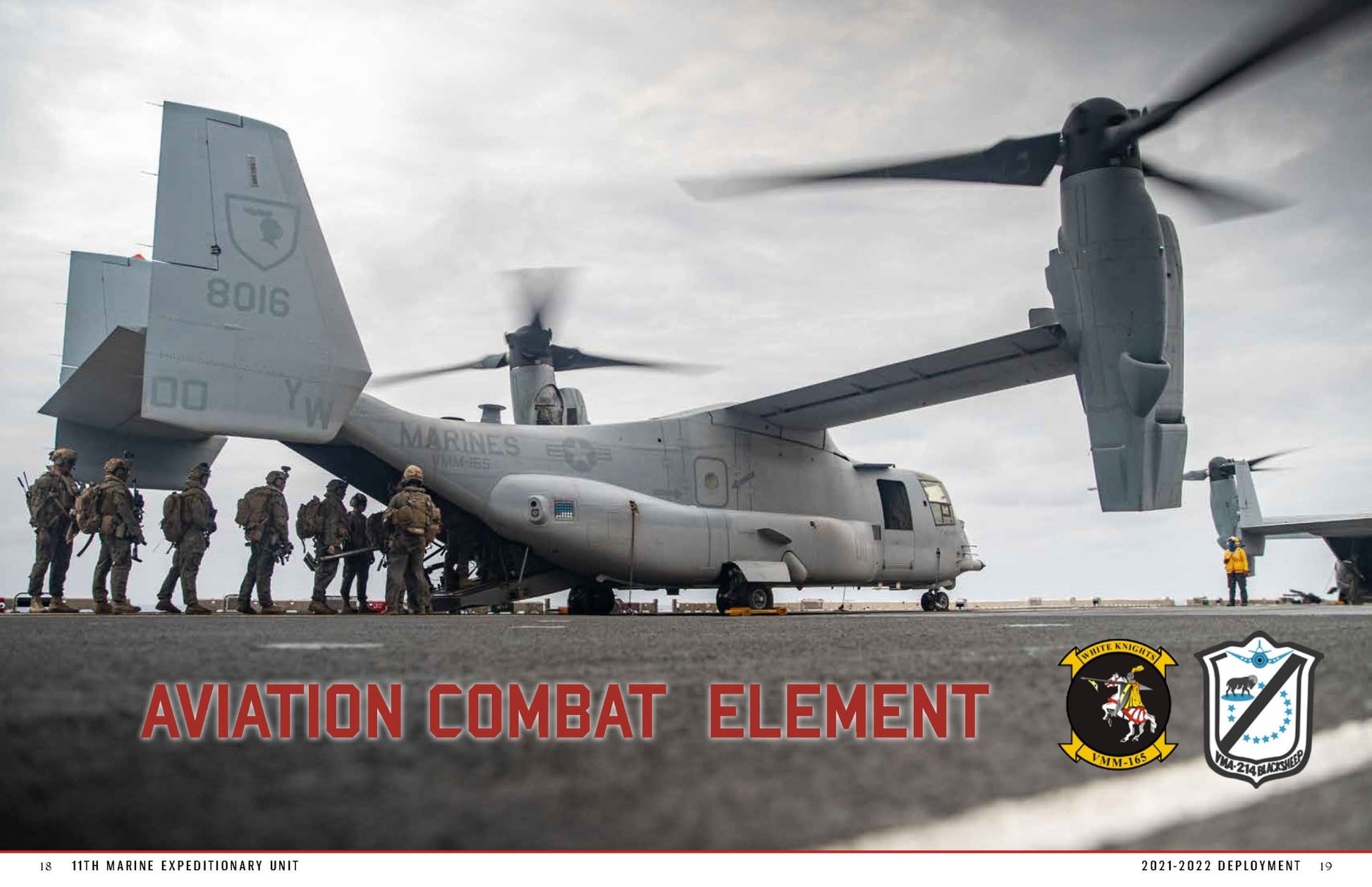 11th Marine Expeditionary Unit (11th MEU) 2021 - 2022 Deployment Cruisebook - Bluewater Publishing