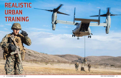 11th Marine Expeditionary Unit (11th MEU) 2021 - 2022 Deployment Cruisebook - Bluewater Publishing