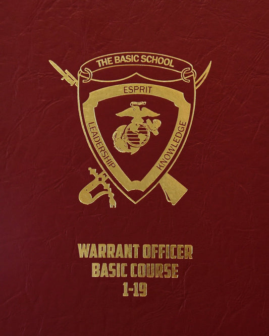 The Basic School - India Company Warrant Officer Course 2019 - Bluewater Publishing