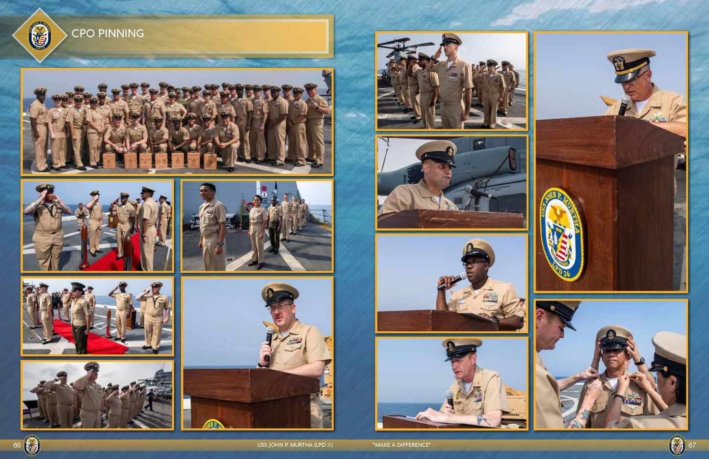 USS John P. Murtha (LPD 26) 2019 Maiden Deployment Cruisebook - Bluewater Publishing