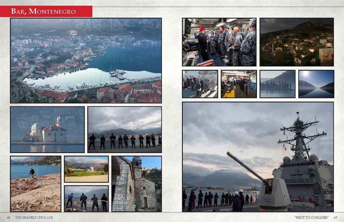 USS Gravely (DDG 107) 2015 - 2016 Deployment Cruisebook - Bluewater Publishing