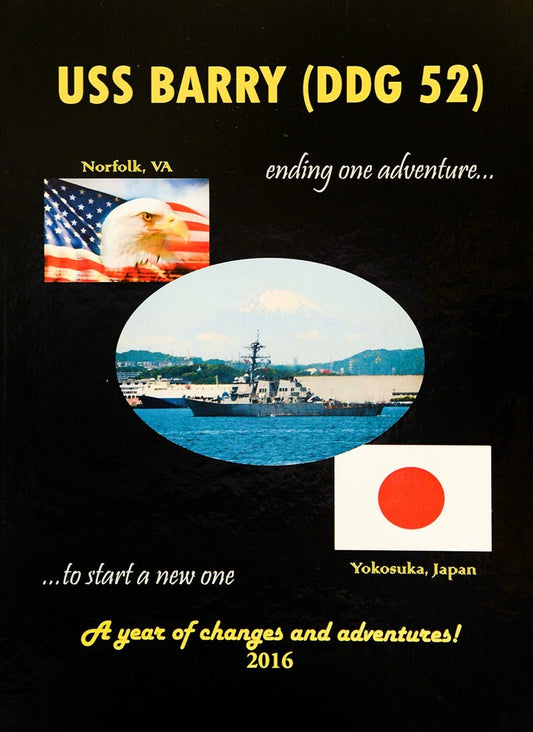 USS Barry (DDG 52) 2016 Deployment Cruisebook - Bluewater Publishing