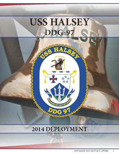 USS Halsey (DDG 97) 2014 Deployment Cruisebook - Bluewater Publishing