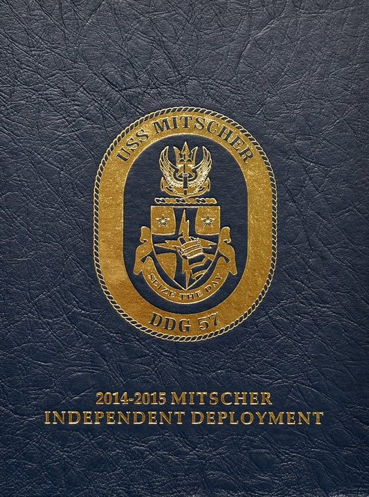 USS Mitscher (DDG 57) 2014 - 15 Deployment Cruisebook - Bluewater Publishing