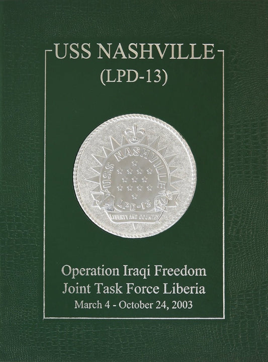 USS Nashville (LPD 13) 2003 OIF Liberia Deployment Cruisebook - Bluewater Publishing