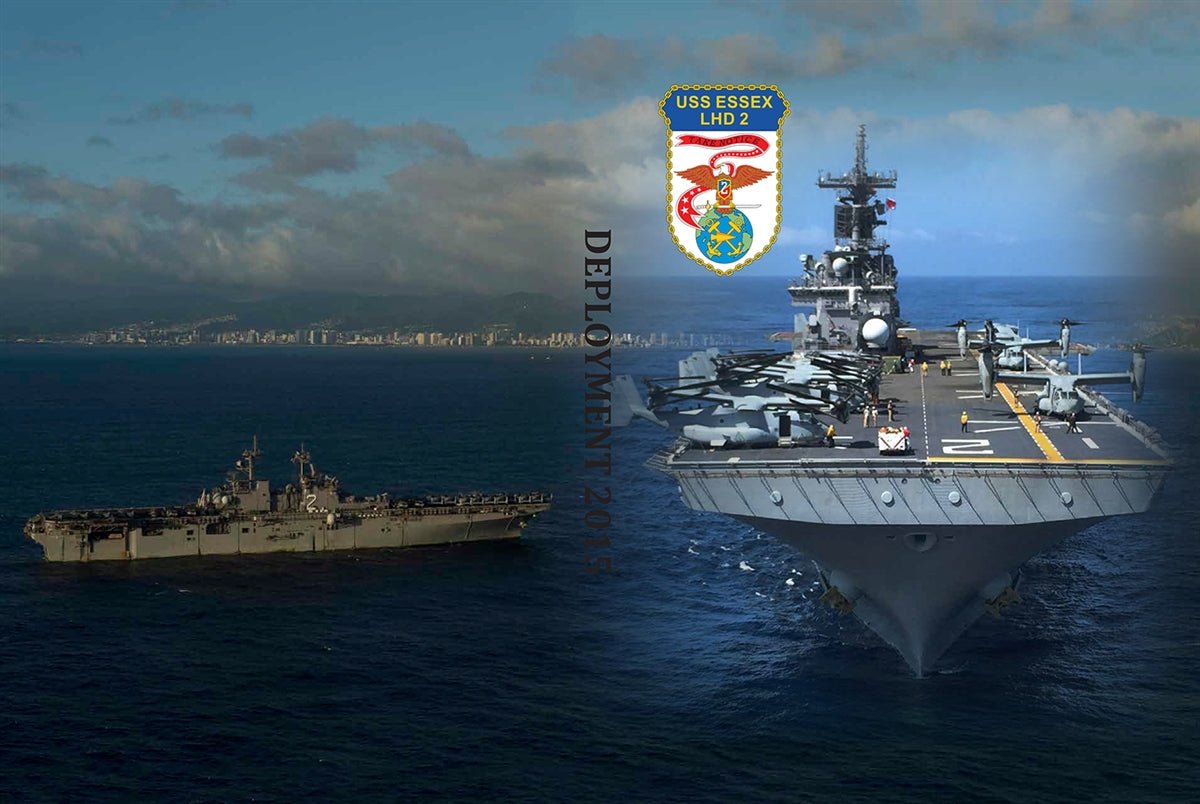 USS Essex (LHD 2) 2015 Cruisebook - Bluewater Publishing