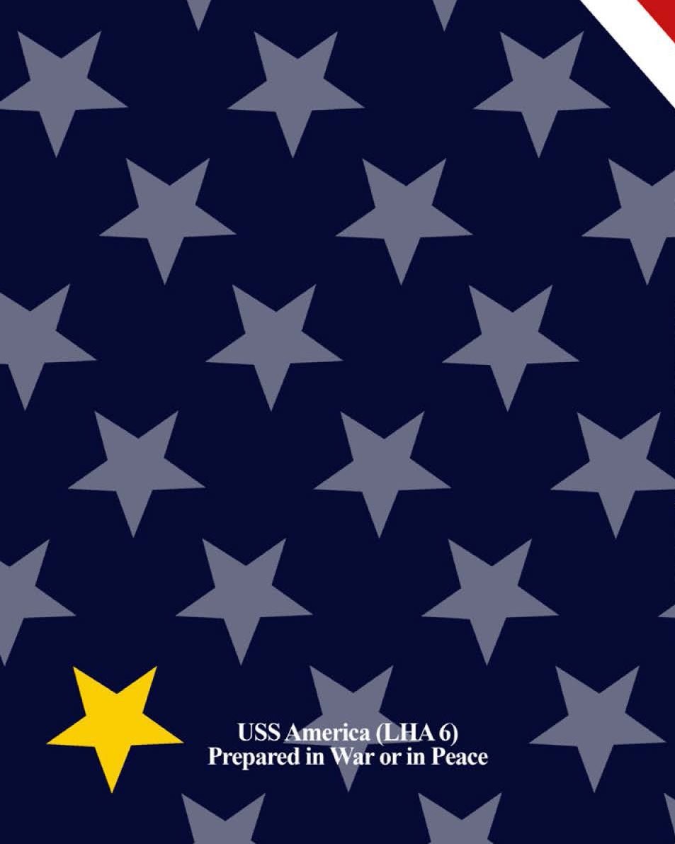 USS America (LHA 6) 2017 - 2018 Maiden Deployment Cruisebook - Bluewater Publishing