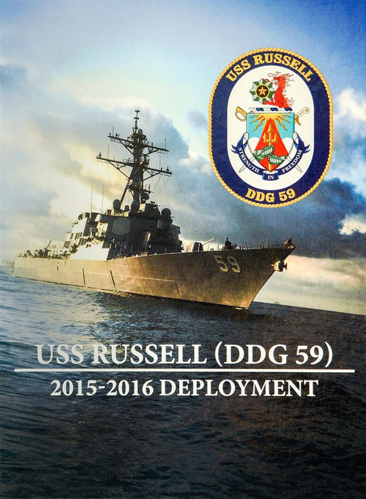 USS Russell (DDG 59) 2015 - 2016 Deployment Cruisebook - Bluewater Publishing