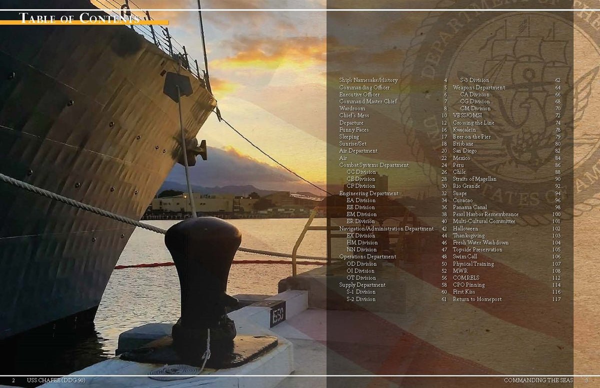 USS Chafee (DDG 90) 2015 Cruisebook - Bluewater Publishing