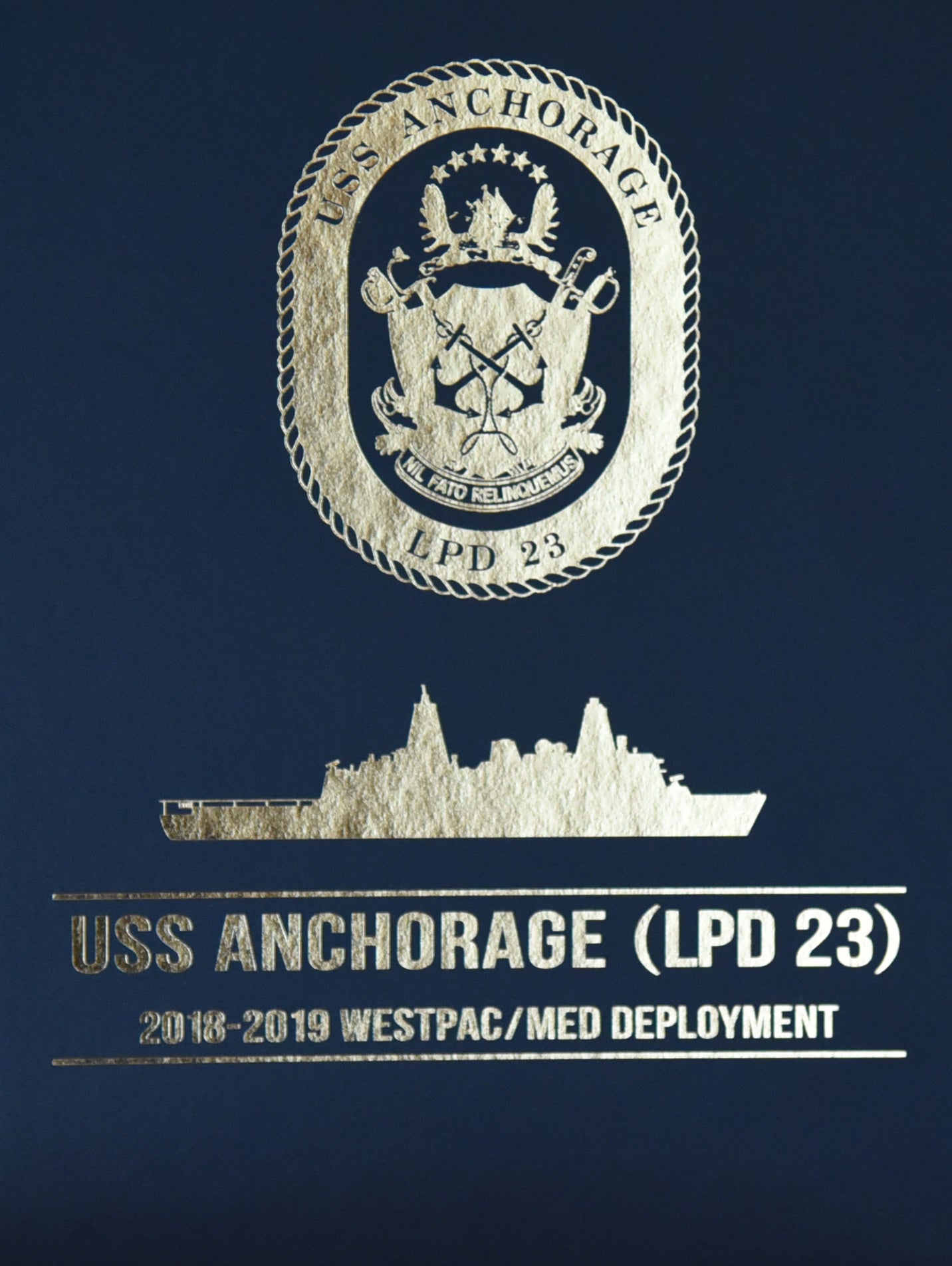 USS Anchorage (LPD 23) 2018 - 2019 Cruisebook - Bluewater Publishing