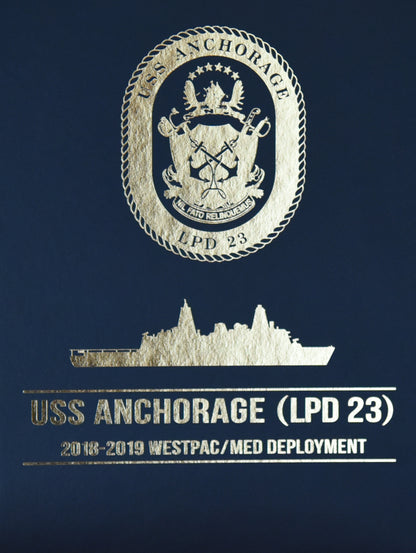 USS Anchorage (LPD 23) 2018 - 2019 Cruisebook - Bluewater Publishing