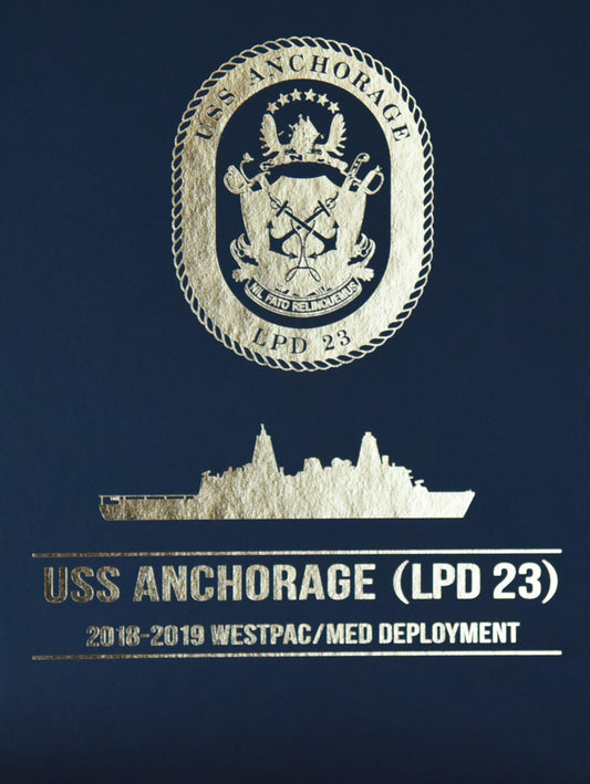 USS Anchorage (LPD 23) 2018 - 2019 Cruisebook - Bluewater Publishing