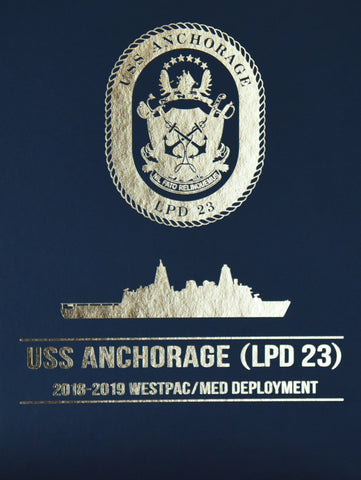 USS Anchorage (LPD 23) 2018-2019 Cruisebook