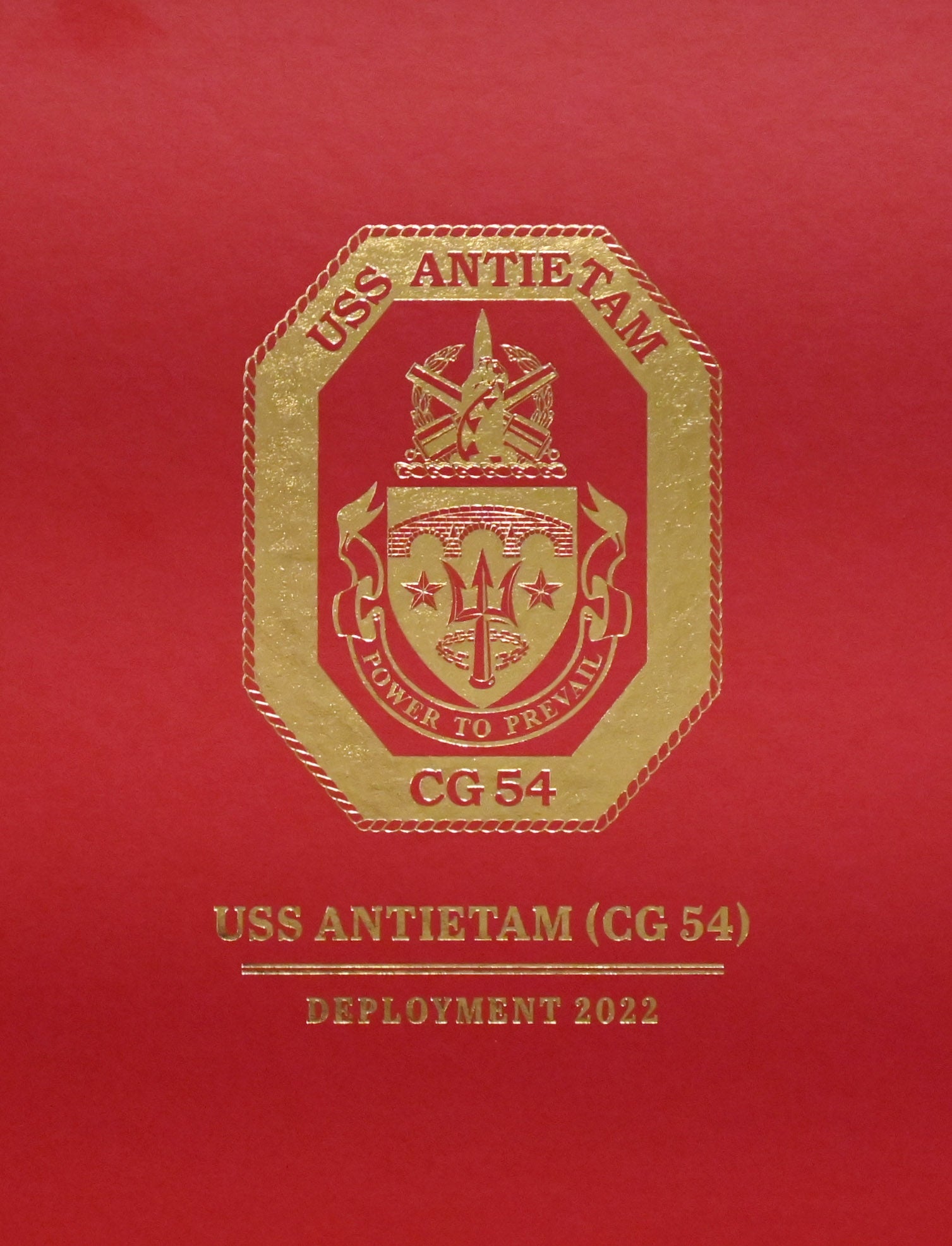 USS Antietam (CG 54) 2022 Deployment Cruisebook - Bluewater Publishing