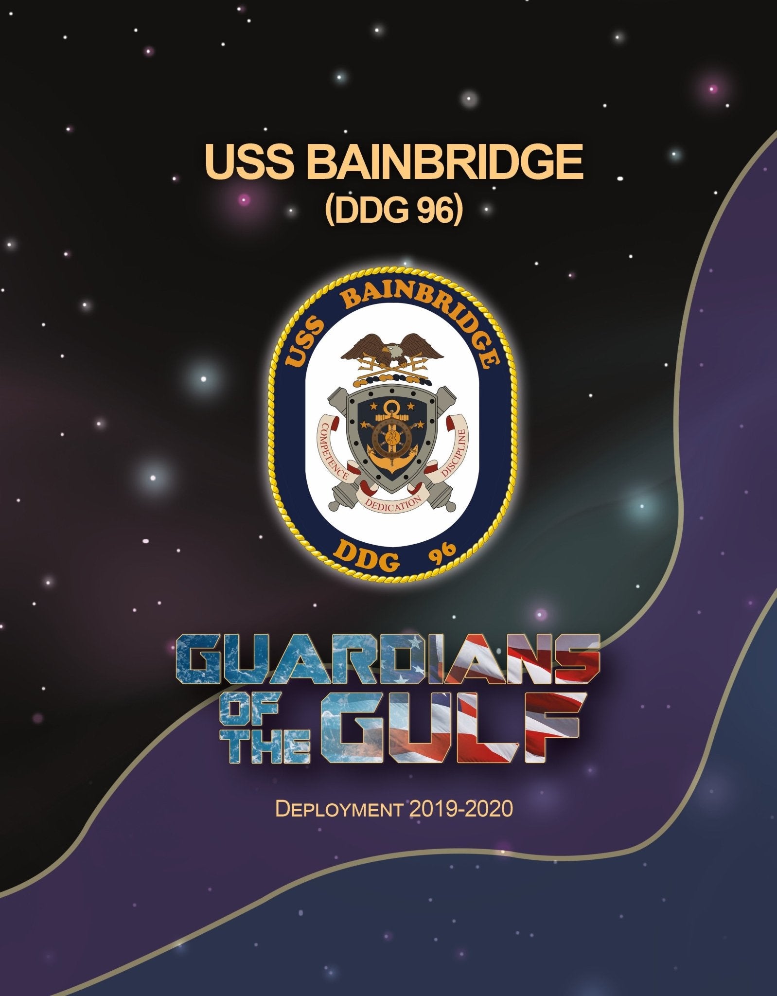 USS Bainbridge (DDG 96) 2019 - 2020 Deployment Cruisebook - Bluewater Publishing