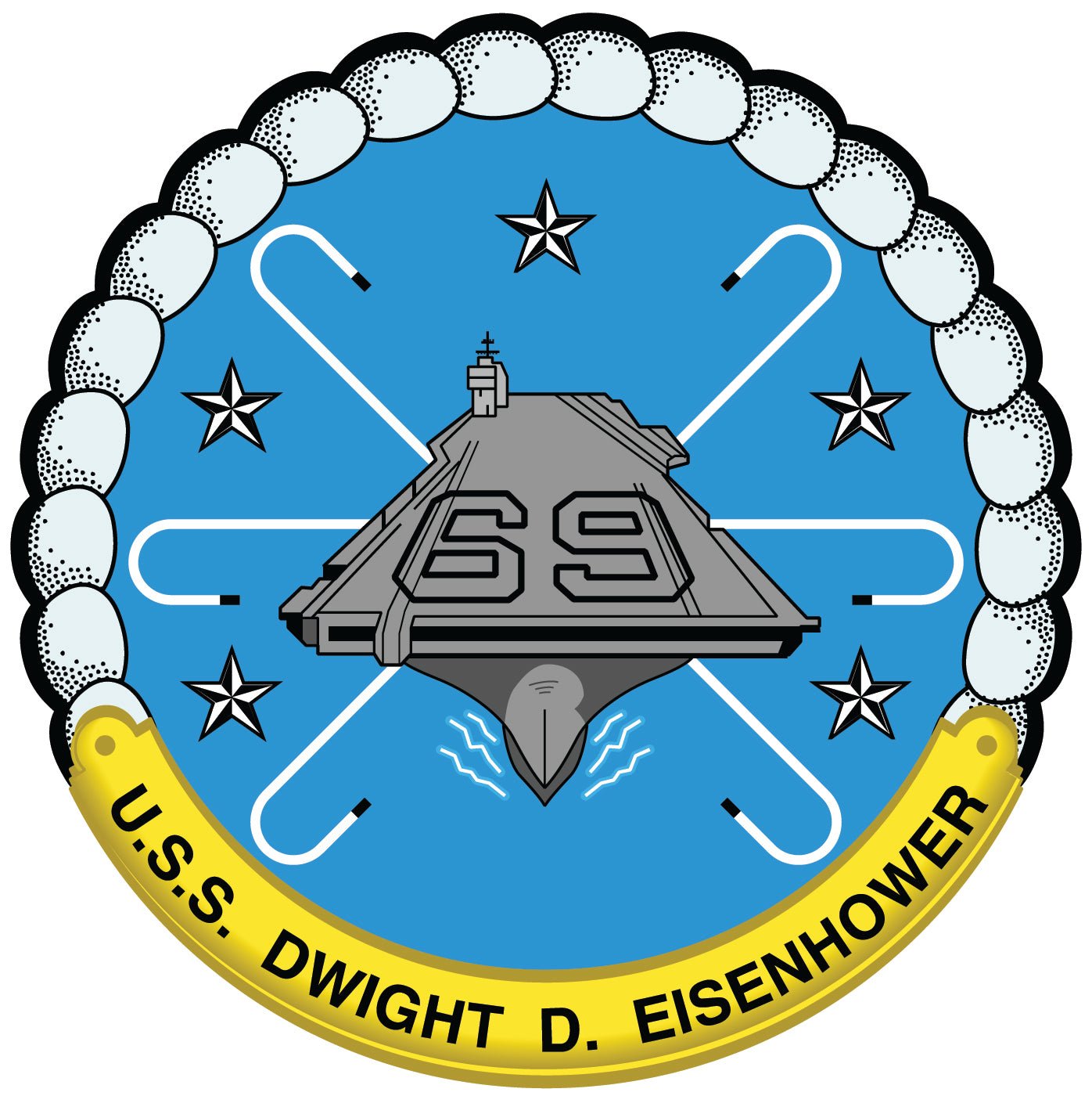 USS Dwight D. Eisenhower (CVN 69) 2020 Deployment Cruisebook - Bluewater Publishing
