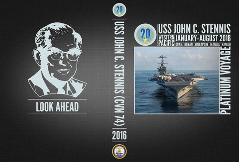 USS John C. Stennis (CVN 74) 2016 Deployment Cruisebook Digital Download
