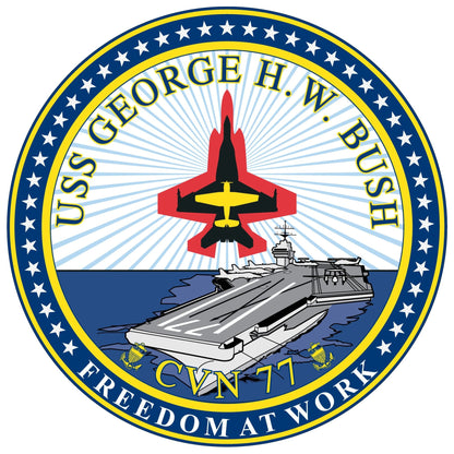 USS George H.W. Bush (CVN 77) 2022 - 2023 Deployment Cruisebook - Bluewater Publishing