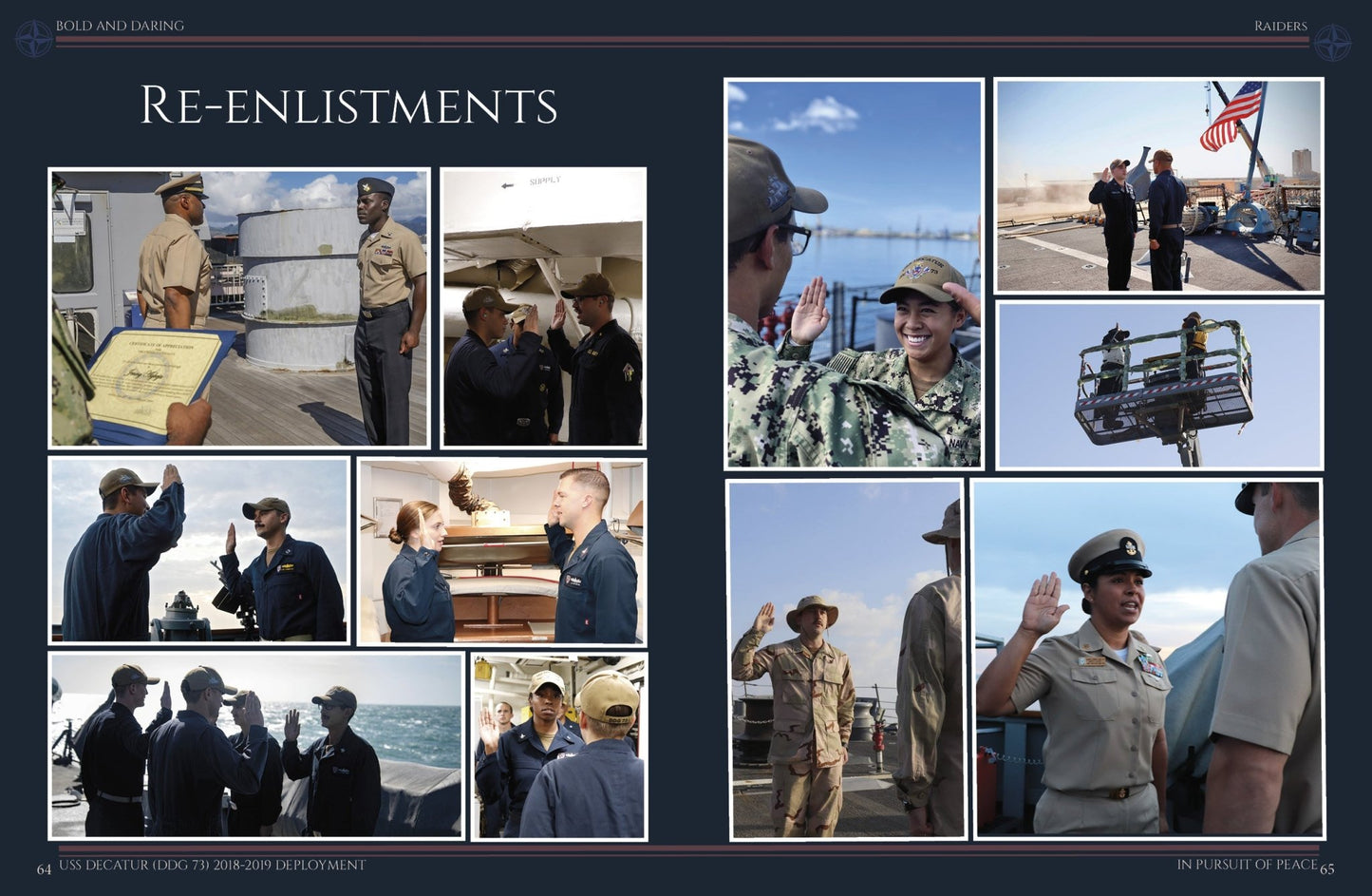 USS Decatur (DDG 73) 2018 - 2019 Deployment Cruisebook - Bluewater Publishing
