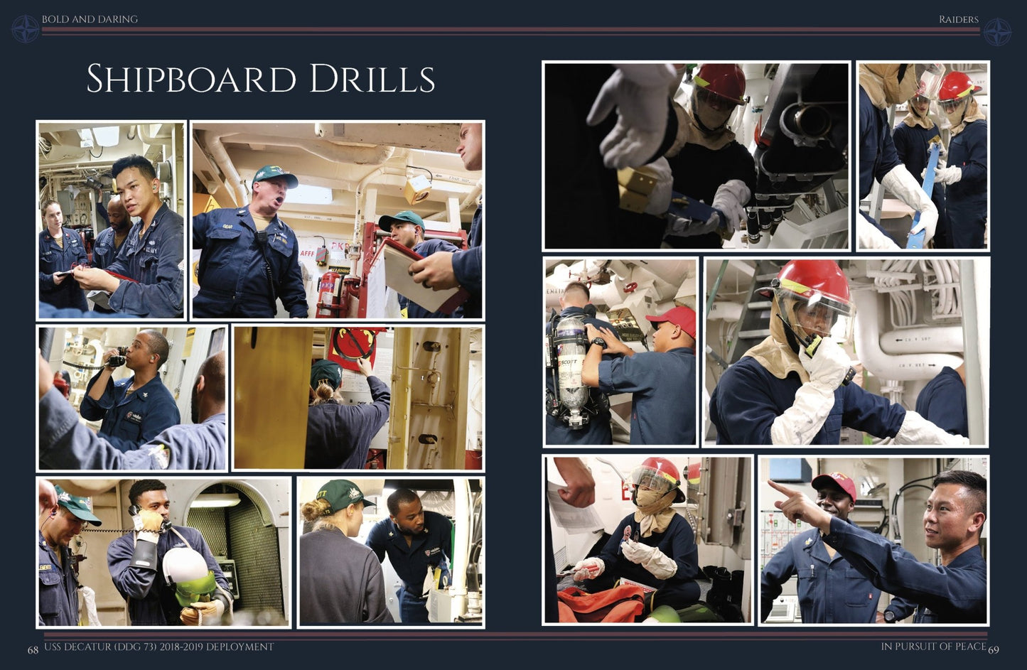 USS Decatur (DDG 73) 2018 - 2019 Deployment Cruisebook - Bluewater Publishing