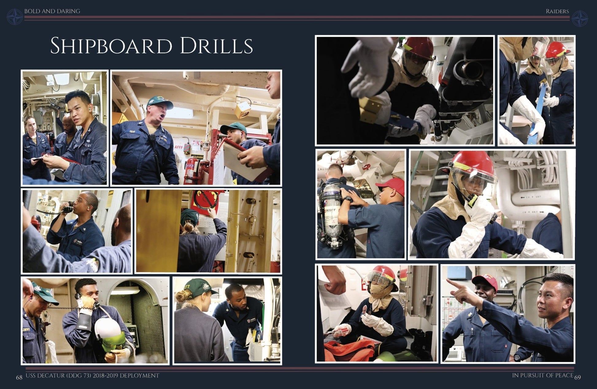 USS Decatur (DDG 73) 2018 - 2019 Deployment Cruisebook - Bluewater Publishing