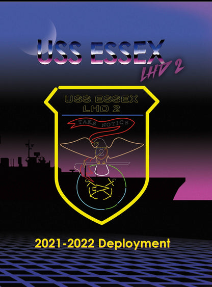 USS Essex (LHD 2) 2021 - 22 Deployment Cruisebook - Bluewater Publishing