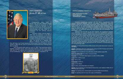 USS John P. Murtha (LPD 26) 2019 Maiden Deployment Cruisebook - Bluewater Publishing