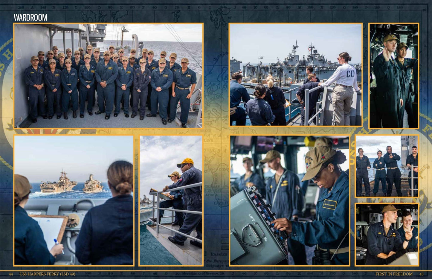 USS Harpers Ferry (LSD 49) 2019 Deployment Cruisebook - Bluewater Publishing