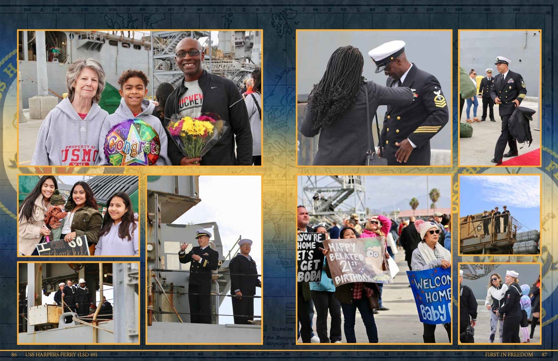 USS Harpers Ferry (LSD 49) 2019 Deployment Cruisebook - Bluewater Publishing