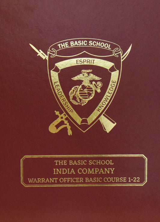 The Basic School - India Company Warrant Officer Course 2022 - Bluewater Publishing