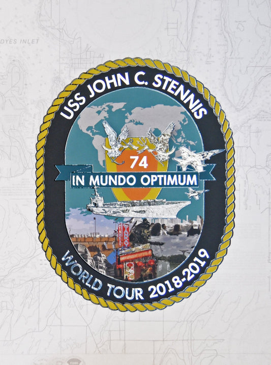 USS John C. Stennis (CVN 74) 2018 - 2019 Deployment Cruisebook - Bluewater Publishing