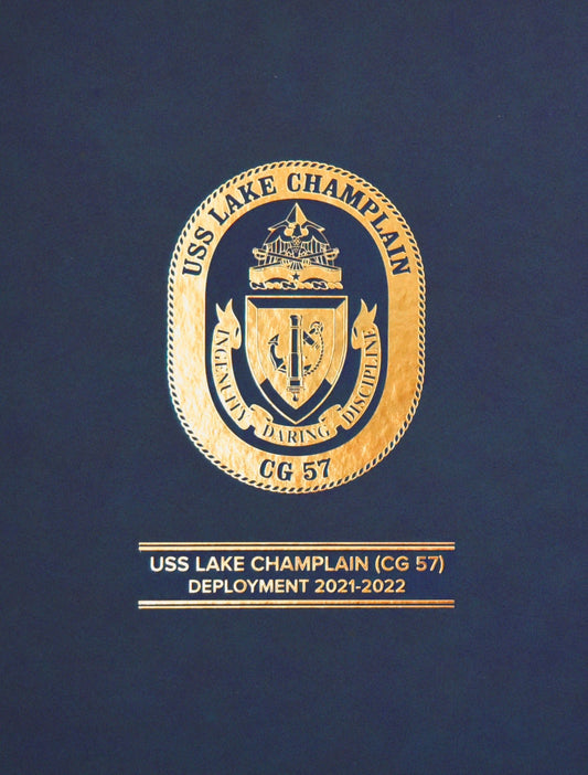 USS Lake Champlain (CG 57) 2021 - 2022 Deployment Cruisebook - Bluewater Publishing