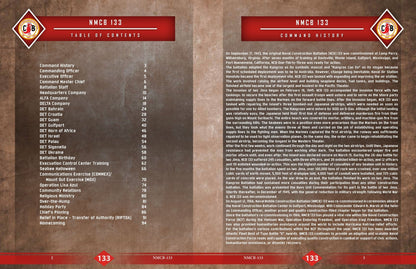 NMCB - 133 2020 - 2021 Deployment Cruisebook - Bluewater Publishing