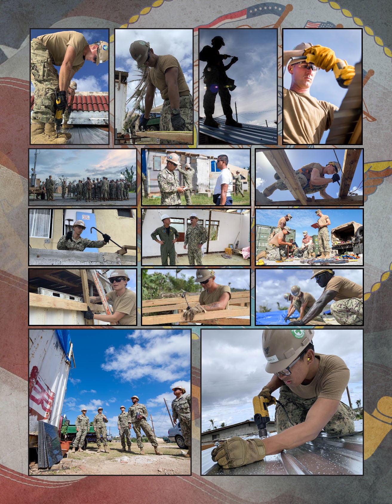 Naval Mobile Construction Battalion Three (NMCB 3) 2018 - 19 Deployment Cruisebook - Bluewater Publishing