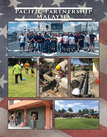 Naval Mobile Construction Battalion Three (NMCB 3) 2018 - 19 Deployment Cruisebook - Bluewater Publishing