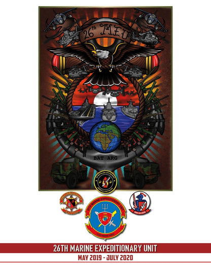 26th Marine Expeditionary Unit 2019 - 2020 Deployment Cruisebook - Bluewater Publishing