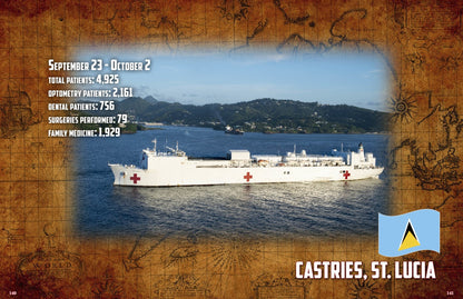 USNS Comfort (T - AH 20) 2019 Deployment Cruisebook - Bluewater Publishing