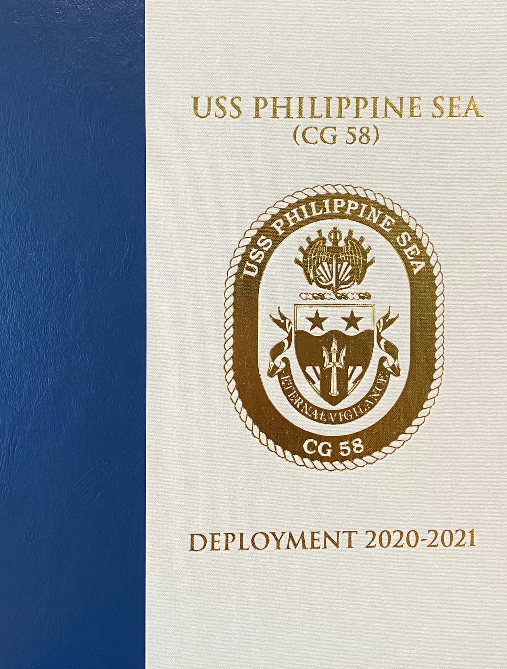 USS Philippine Sea (CG 58) 2020 - 2021 Deployment Cruisebook - Bluewater Publishing
