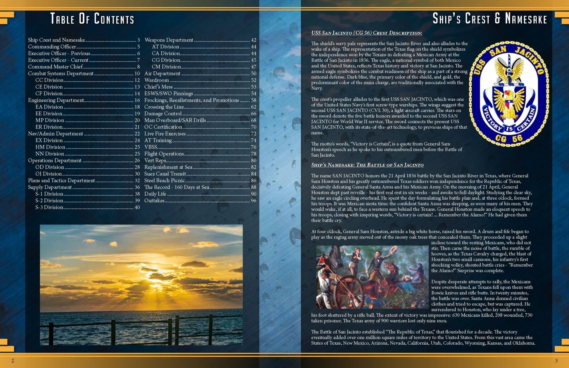 USS San Jacinto (CG 56) 2020 Deployment Cruisebook - Bluewater Publishing