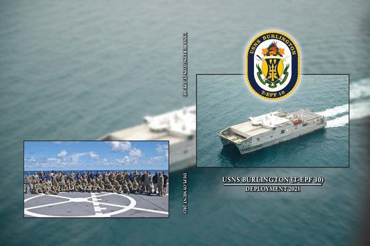 USNS Burlington (EPF 10) 2021 Deployment Cruisebook - Bluewater Publishing
