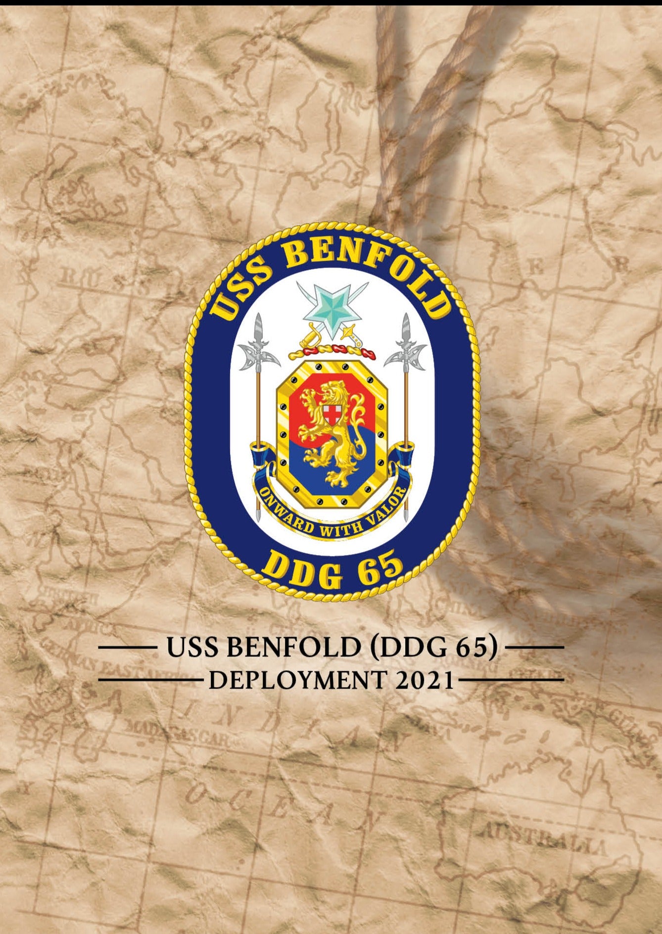 USS Benfold (DDG 65) 2021 Deployment Cruisebook - Bluewater Publishing