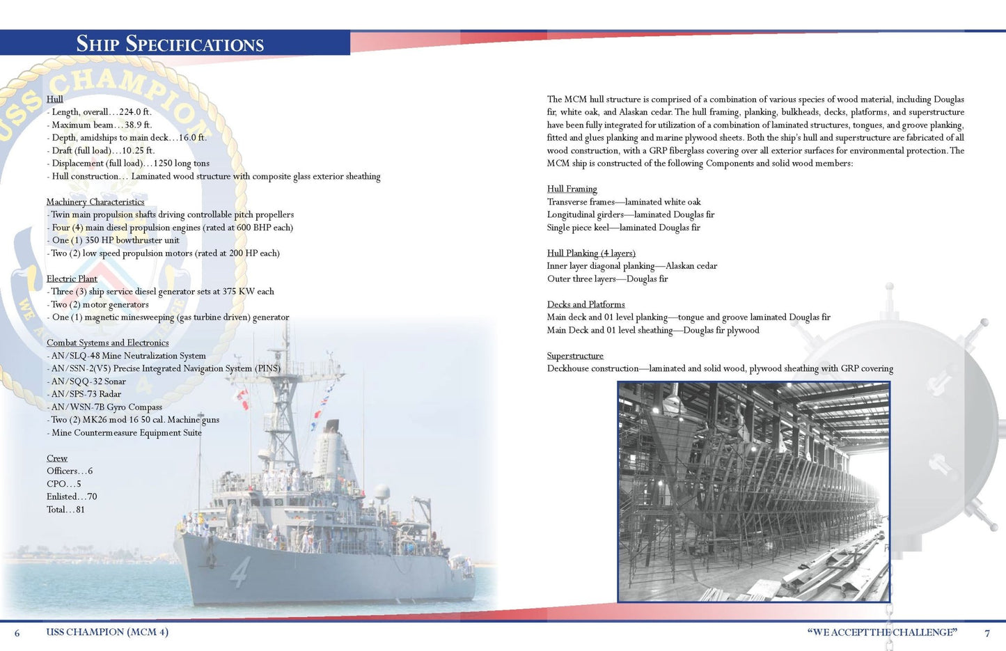 USS Champion (MCM 4) Decommissioning Cruisebook 2020 - Bluewater Publishing