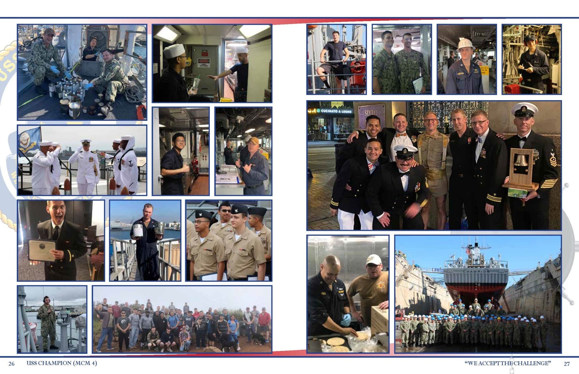 USS Champion (MCM 4) Decommissioning Cruisebook 2020 - Bluewater Publishing