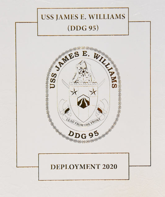 USS James E. Williams (DDG 95) 2020 Deployment Cruisebook - Bluewater Publishing