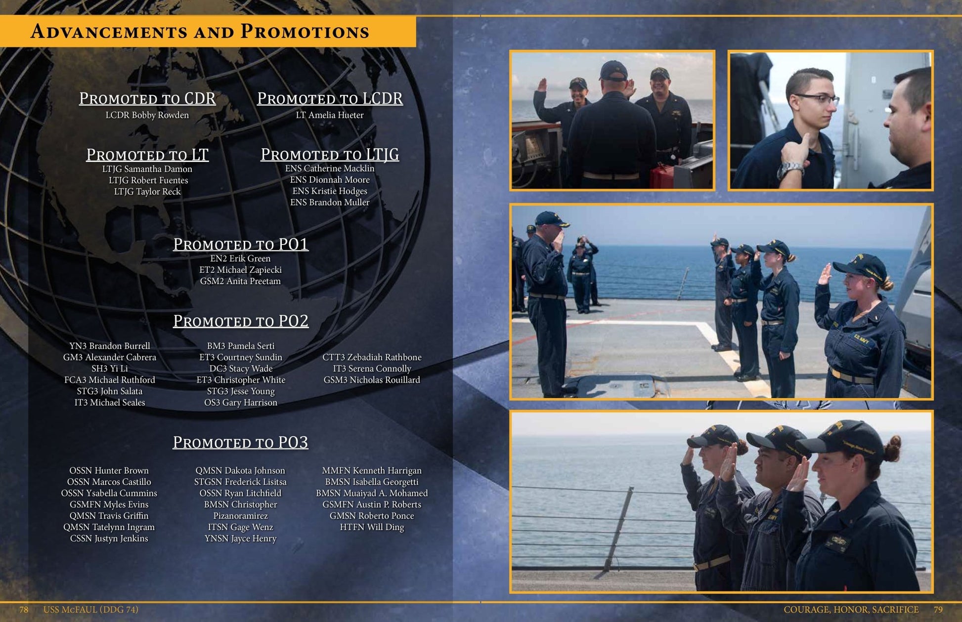 USS McFaul (DDG 74) 2019 Deployment Cruisebook - Bluewater Publishing