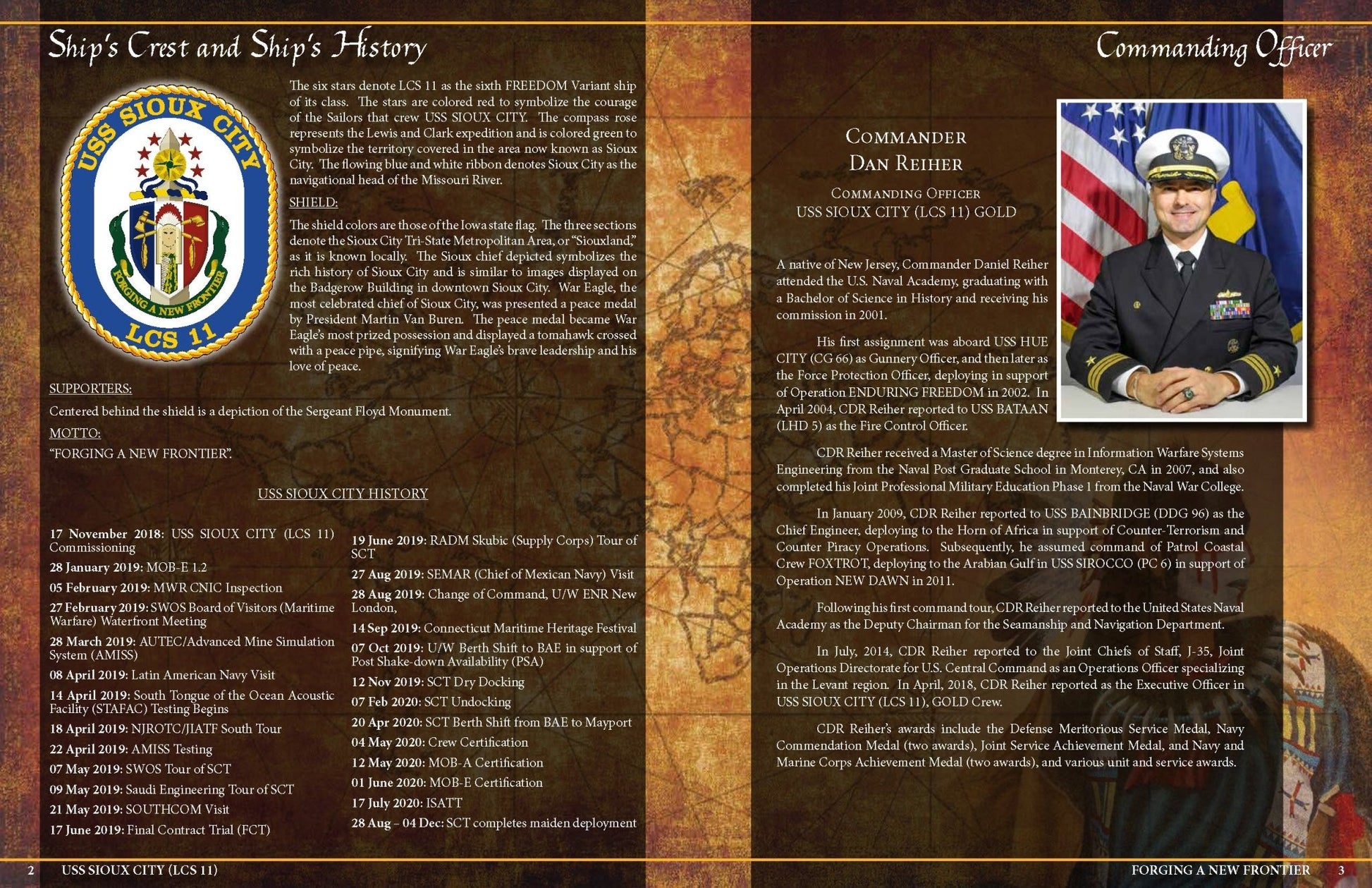 USS Sioux City (LCS 11) Gold Crew Cruisebook 2020 - Bluewater Publishing