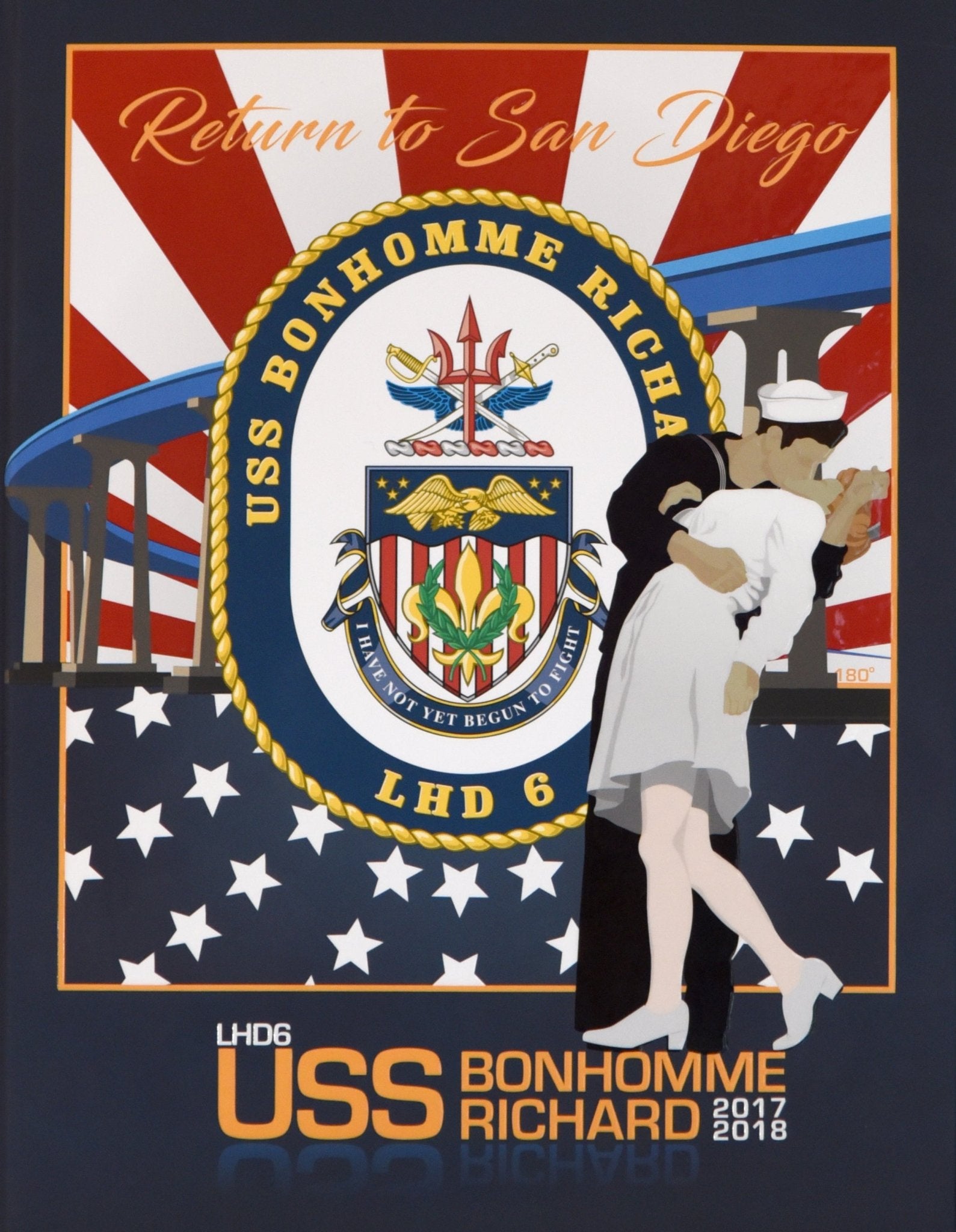 USS Bonhomme Richard (LHD 6) 2018 Deployment Cruisebook - Bluewater Publishing