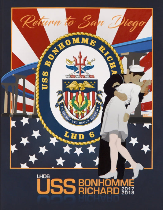 USS Bonhomme Richard (LHD 6) 2018 Deployment Cruisebook - Bluewater Publishing