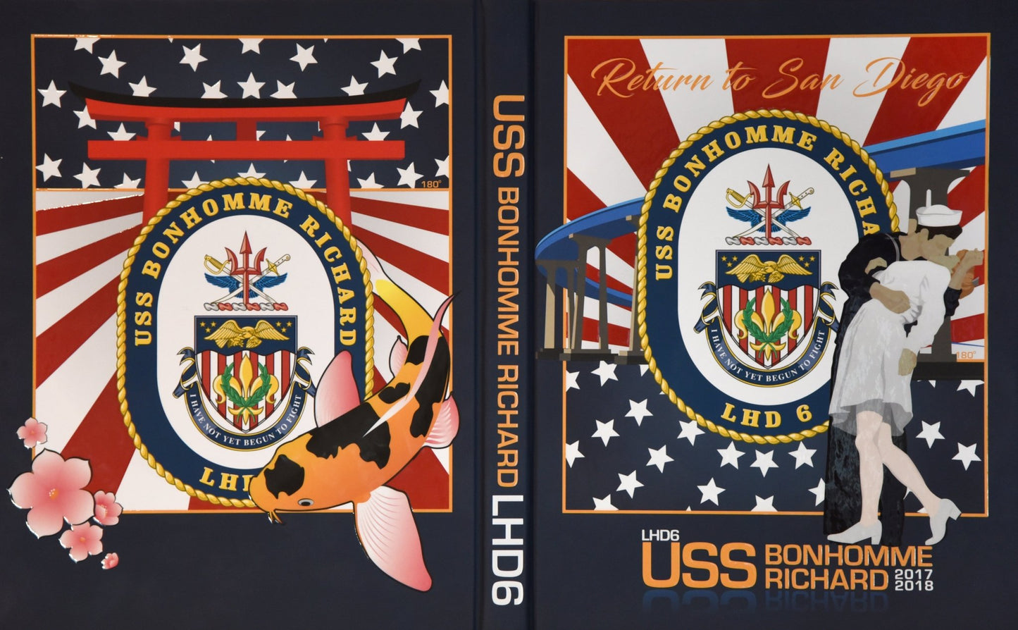 USS Bonhomme Richard (LHD 6) 2018 Deployment Cruisebook - Bluewater Publishing